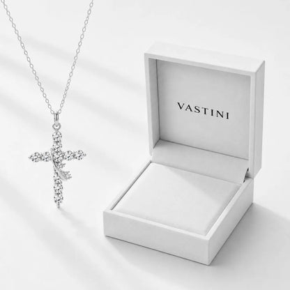 VASTINI | Crown Cross Necklace